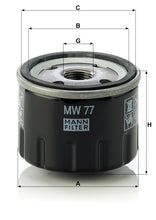Load image into Gallery viewer, MW77 - Oil Filter Spin-on